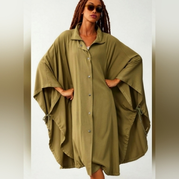 Anthropologie Pilcro Utility Poncho Jacket. One Size - Picture 11 of 14